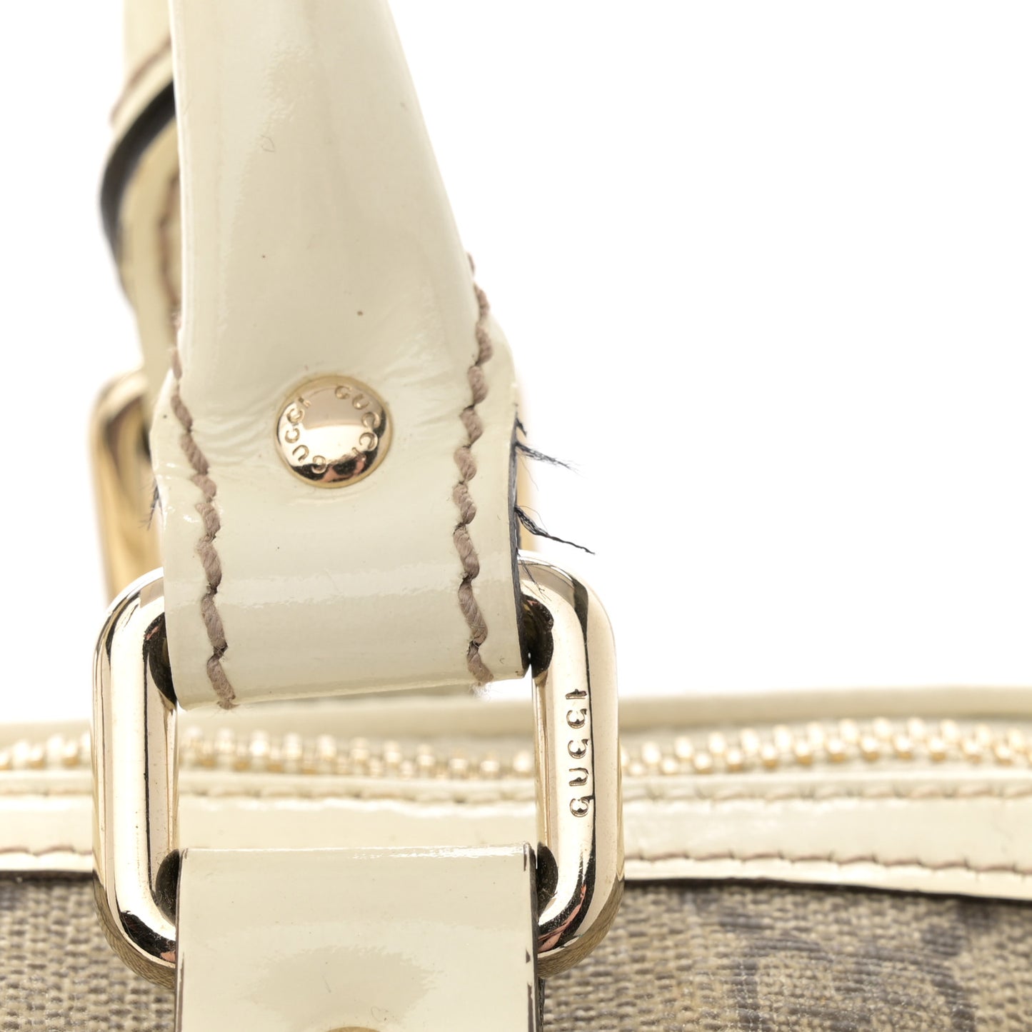 GG Plus Monogram Medium Joy Boston Off White