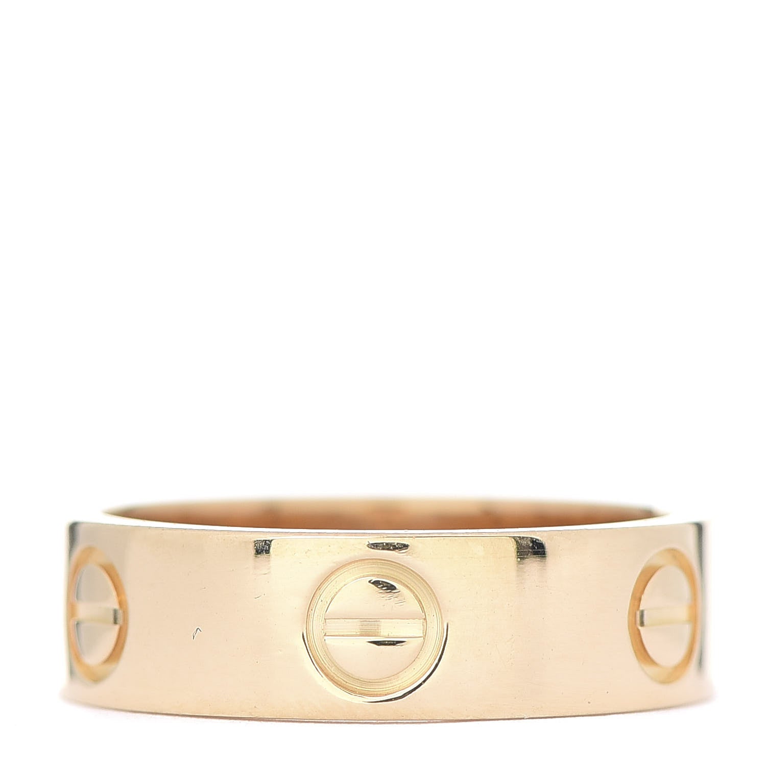Cartier 18K Yellow Gold 5.5mm LOVE Ring 53 6.25 3 of 4