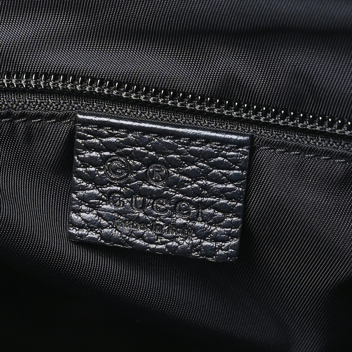 Nylon Monogram Double Buckle Flap Messenger Bag Black