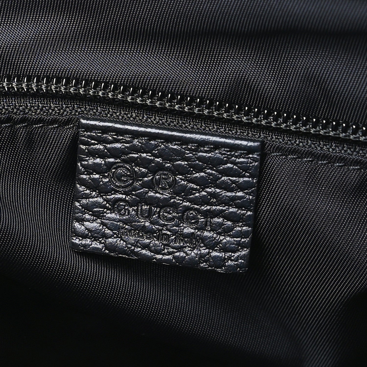 Gucci Nylon Monogram Double Buckle Flap Messenger Bag Black 6 of 9