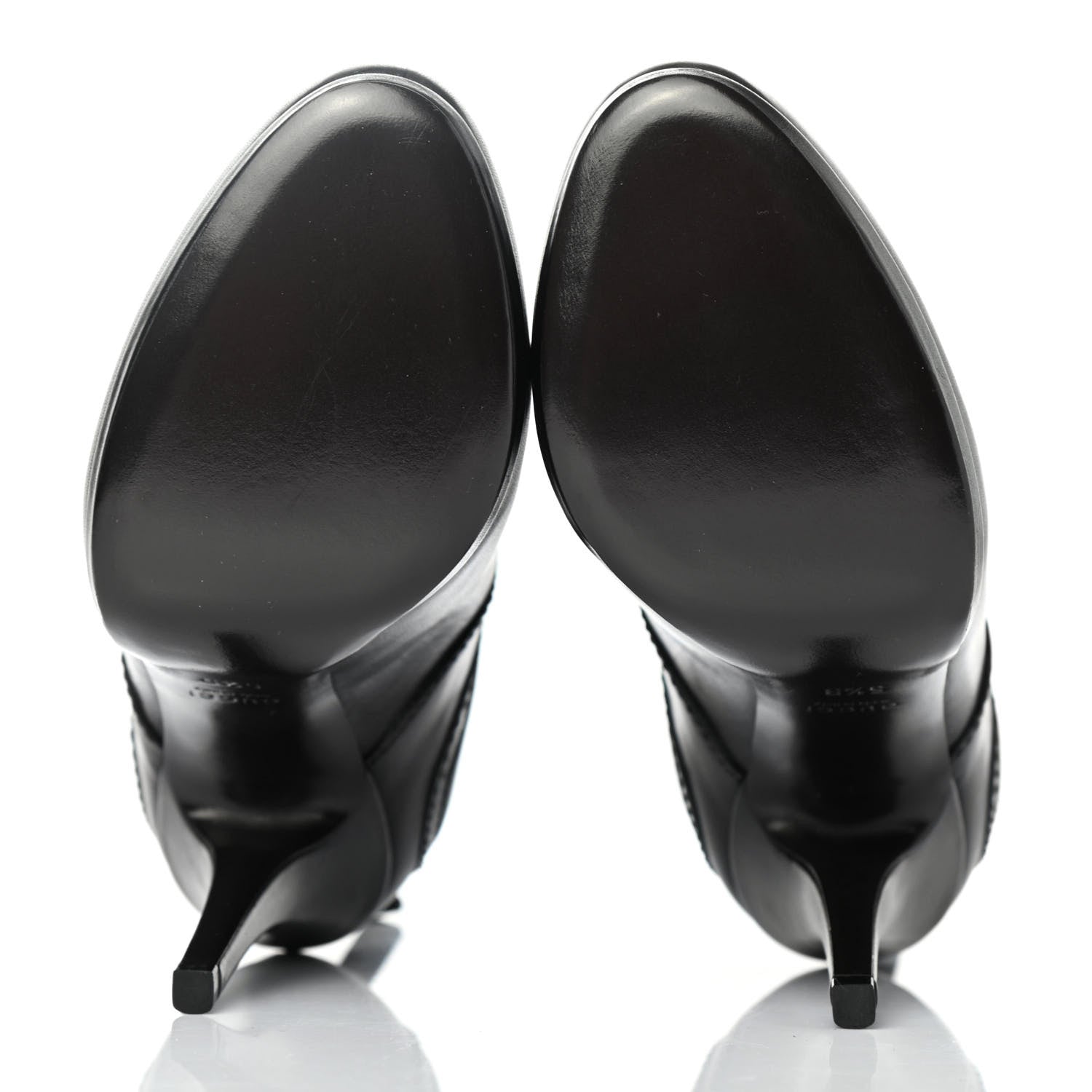 Gucci Calfskin Diane Ankle Zip Boot 5.5 Black 4 of 4