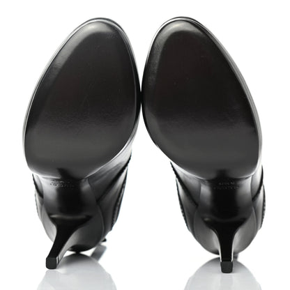 Gucci Calfskin Diane Ankle Zip Boot 5.5 Black 4 of 4
