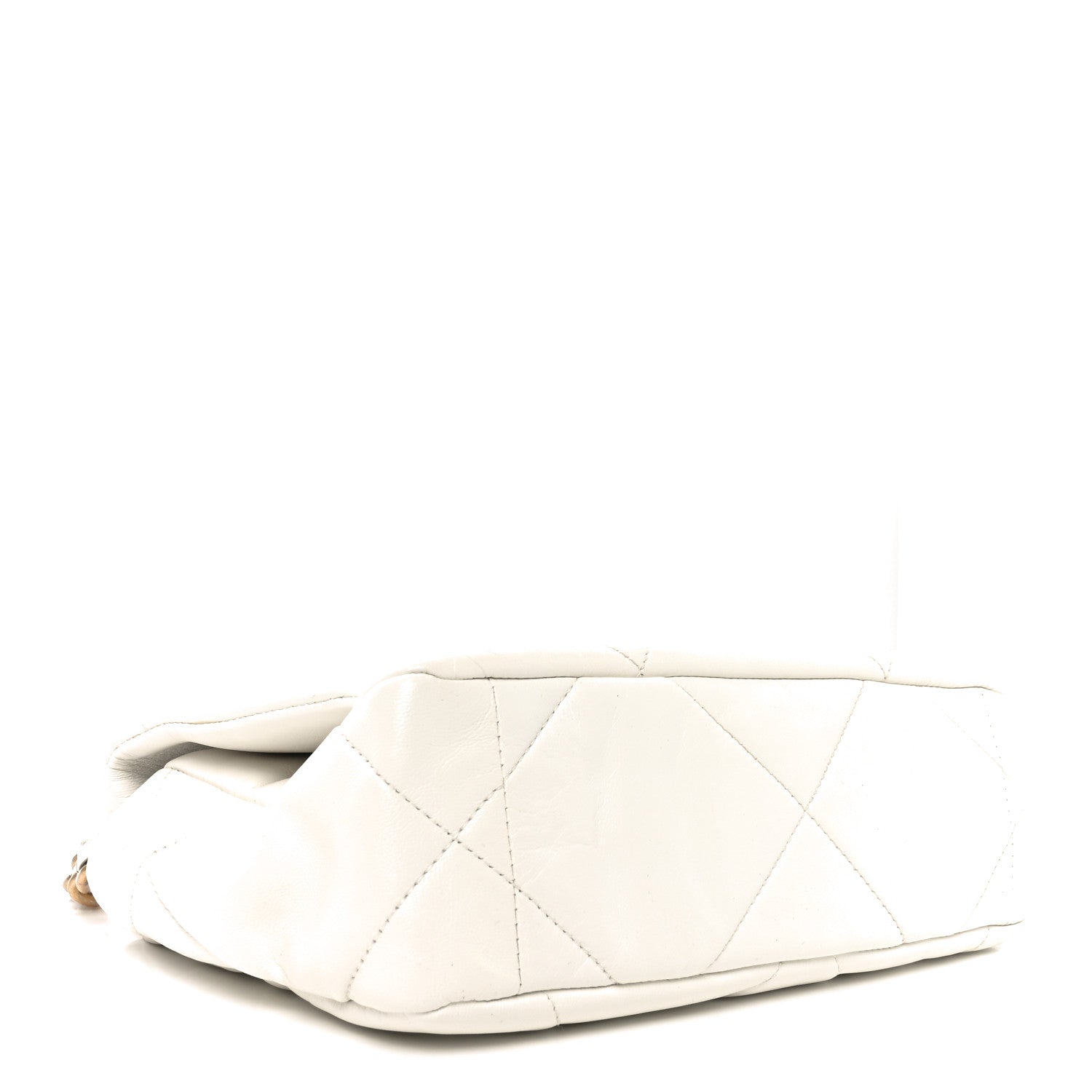 Chanel Lambskin Quilted Medium Chanel 19 Flap White 4 of 10