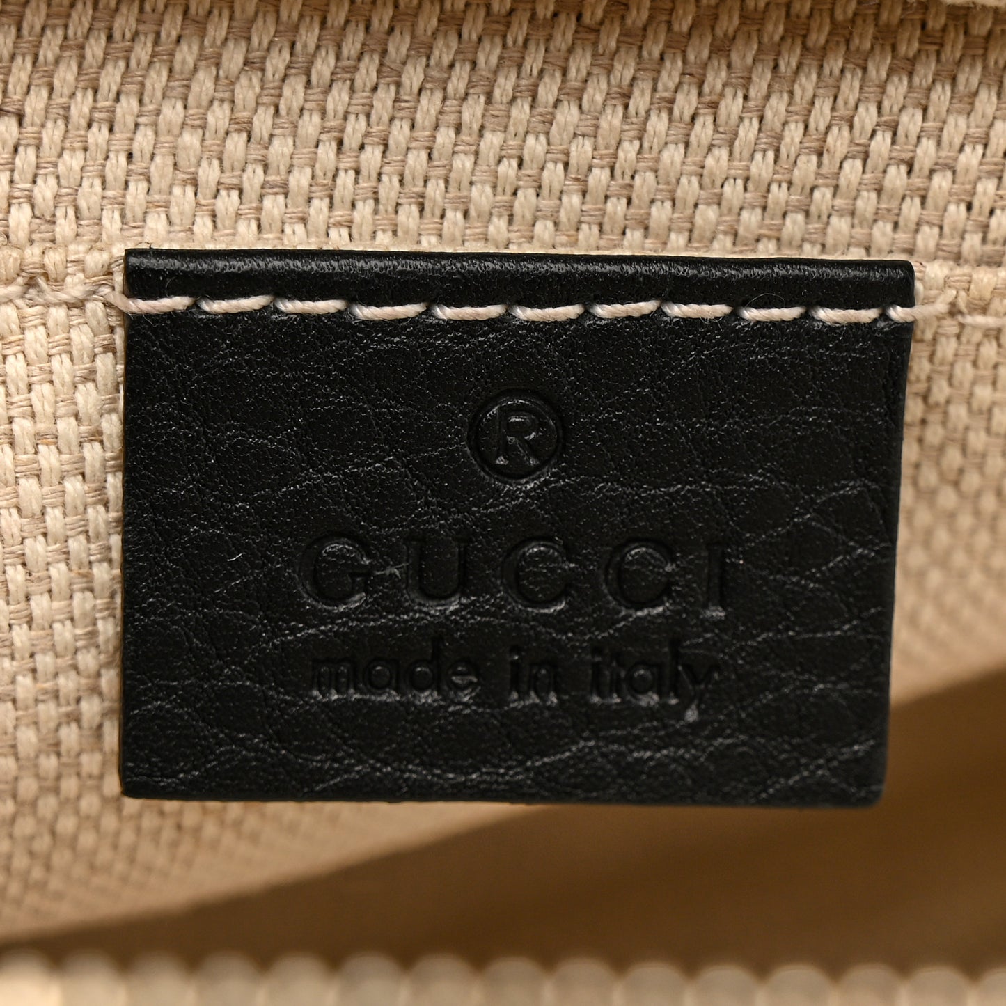 Pebbled Calfskin Small Soho Disco Bag Black