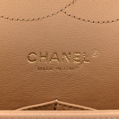 Chanel Caviar Quilted Jumbo Double Flap Beige 8 of 17