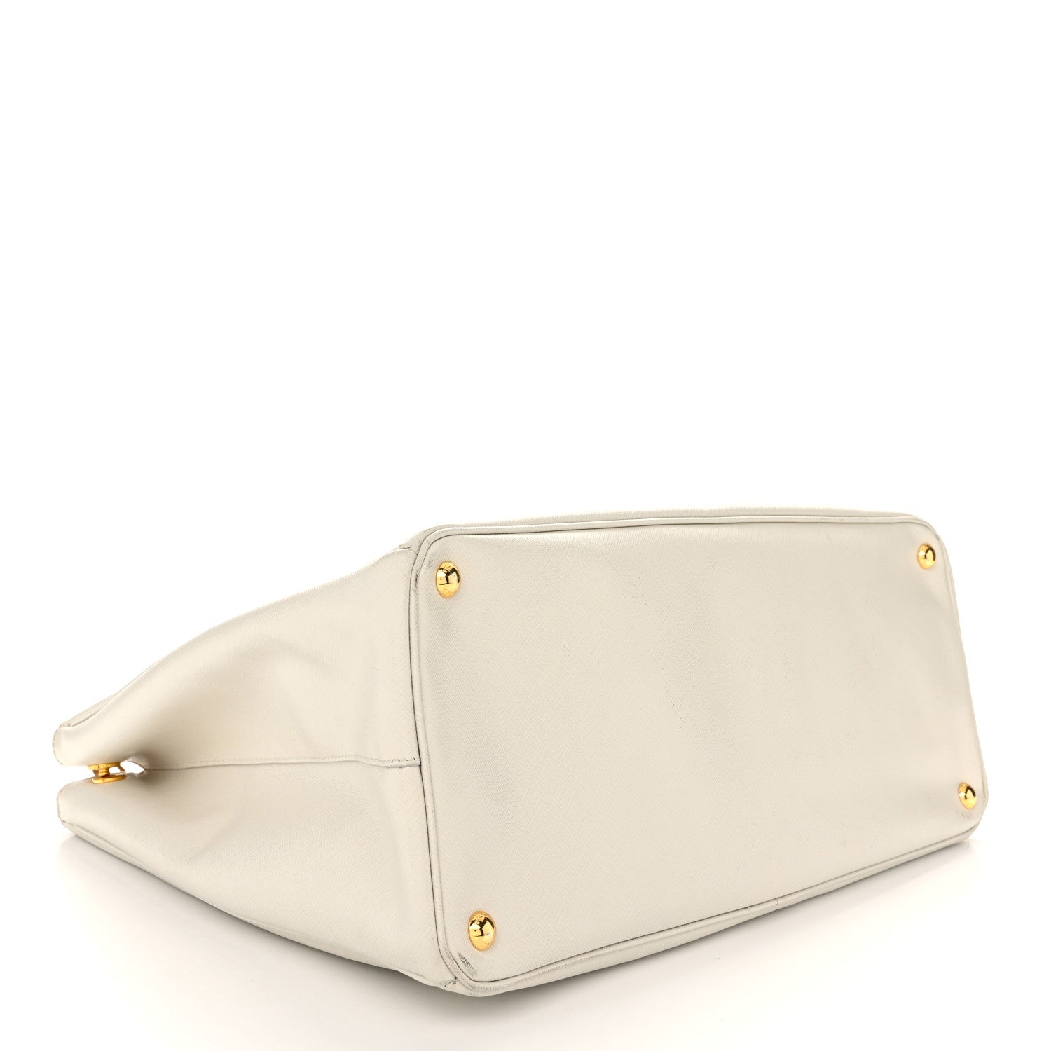 Prada Saffiano Lux Extra Large Galleria Double Zip Tote Talco 4 of 14