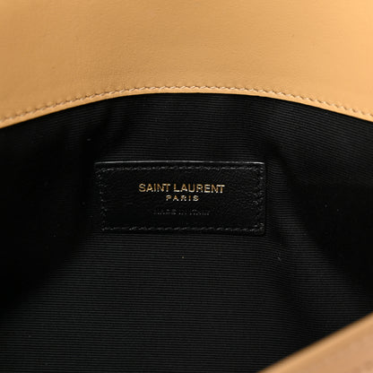 Saint Laurent Micro Raffia Uptown Pouch Natural Hay Blush 6 of 6