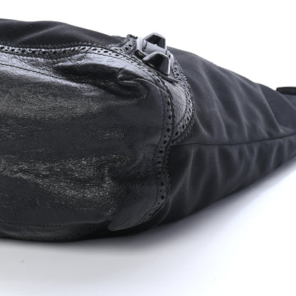 Balenciaga Jersey Giant Brogues Hardware Day Hobo Black 8 of 8
