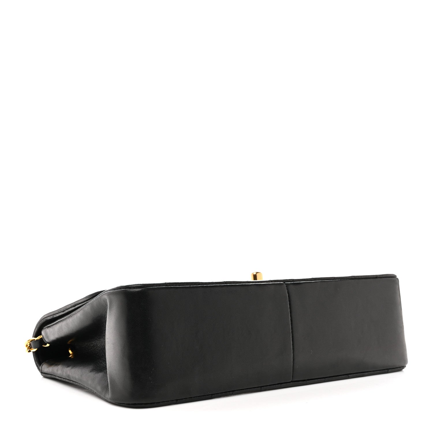Chanel Lambskin Quilted Medium Single Flap Black 4 of 14