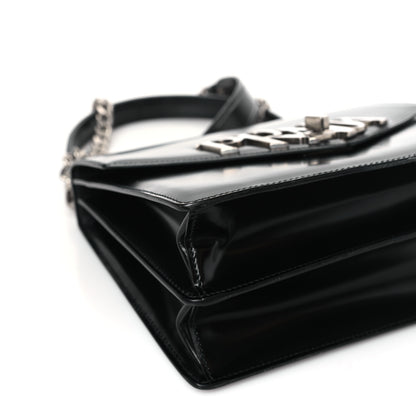 Prada Spazzolato Logo Envelope Top Handle Shoulder Bag Black 7 of 10