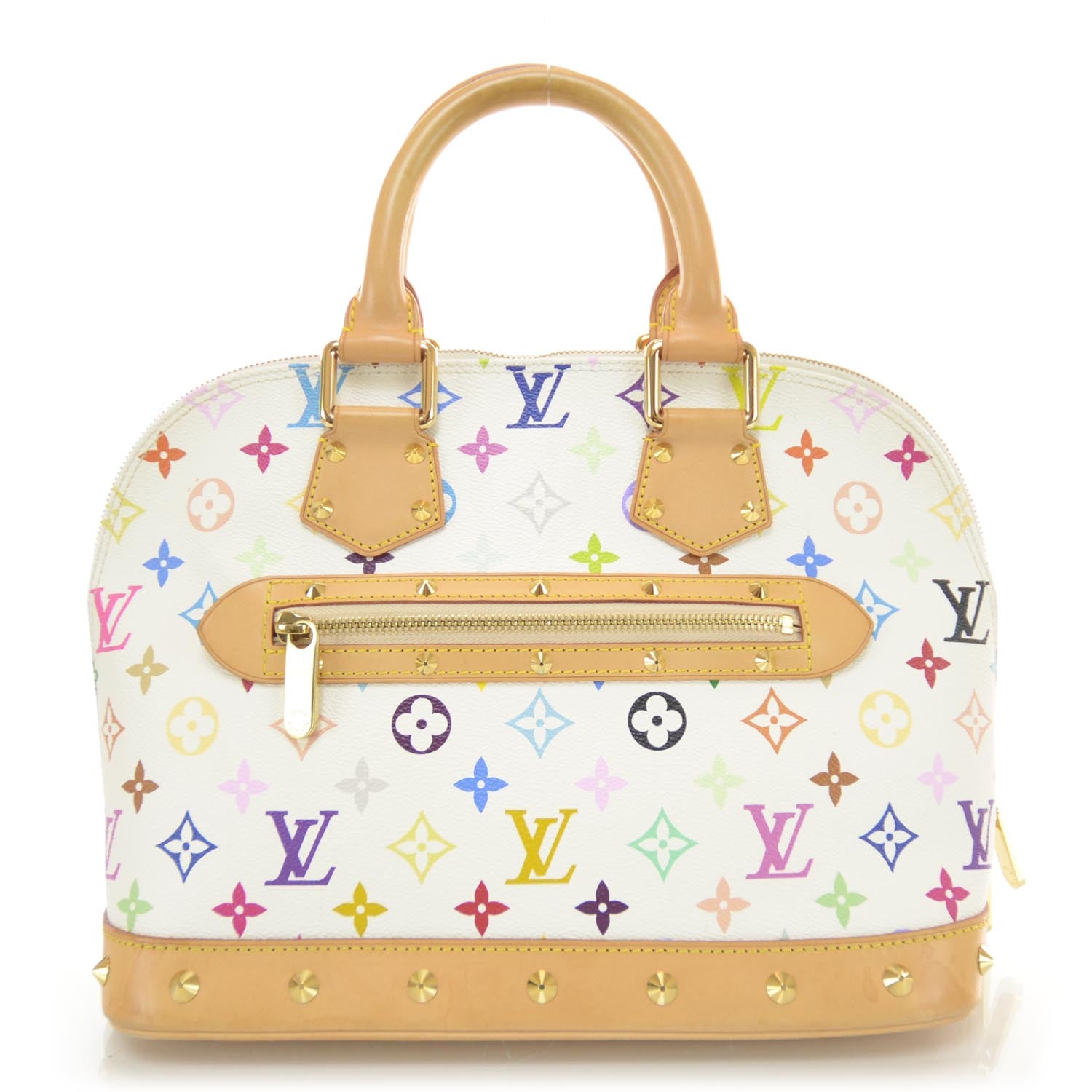Louis Vuitton Monogram Multicolor Alma White 1 of 7