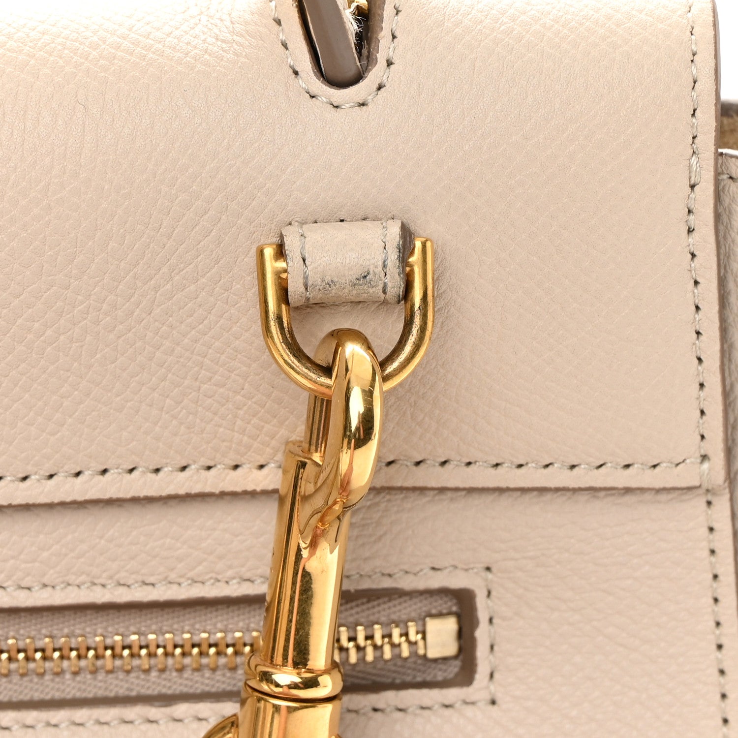 Celine Grained Calfskin Micro Belt Bag Light Taupe 14 of 17