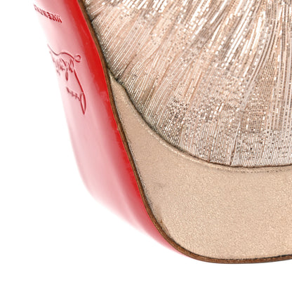Christian Louboutin Suede Evadiva Plato 150 Platform Pumps 36.5 Nude 8 of 11