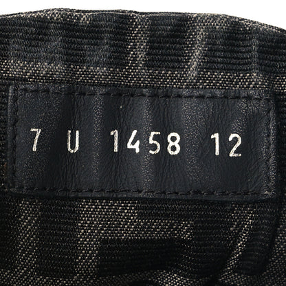 Fendi Vitello Fabric Jacquard FF 1974 Mens Fendi Force Ankle Combat Boots 12 Black Grigio 6 of 8