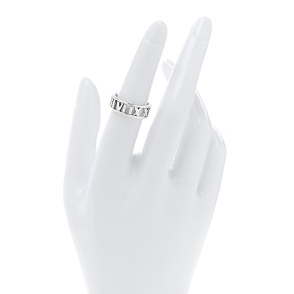 Tiffany Sterling Silver Wide Atlas Open Ring 53 6.25 2 of 4