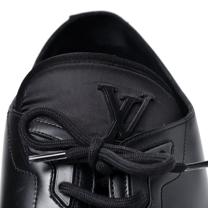 Louis Vuitton Calfskin Mens Formal Derby Shoes 8 Black 10 of 10