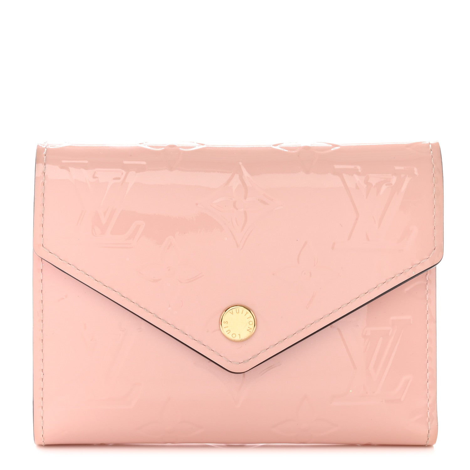 Louis Vuitton Vernis Victorine Wallet Rose Ballerine 1 of 12