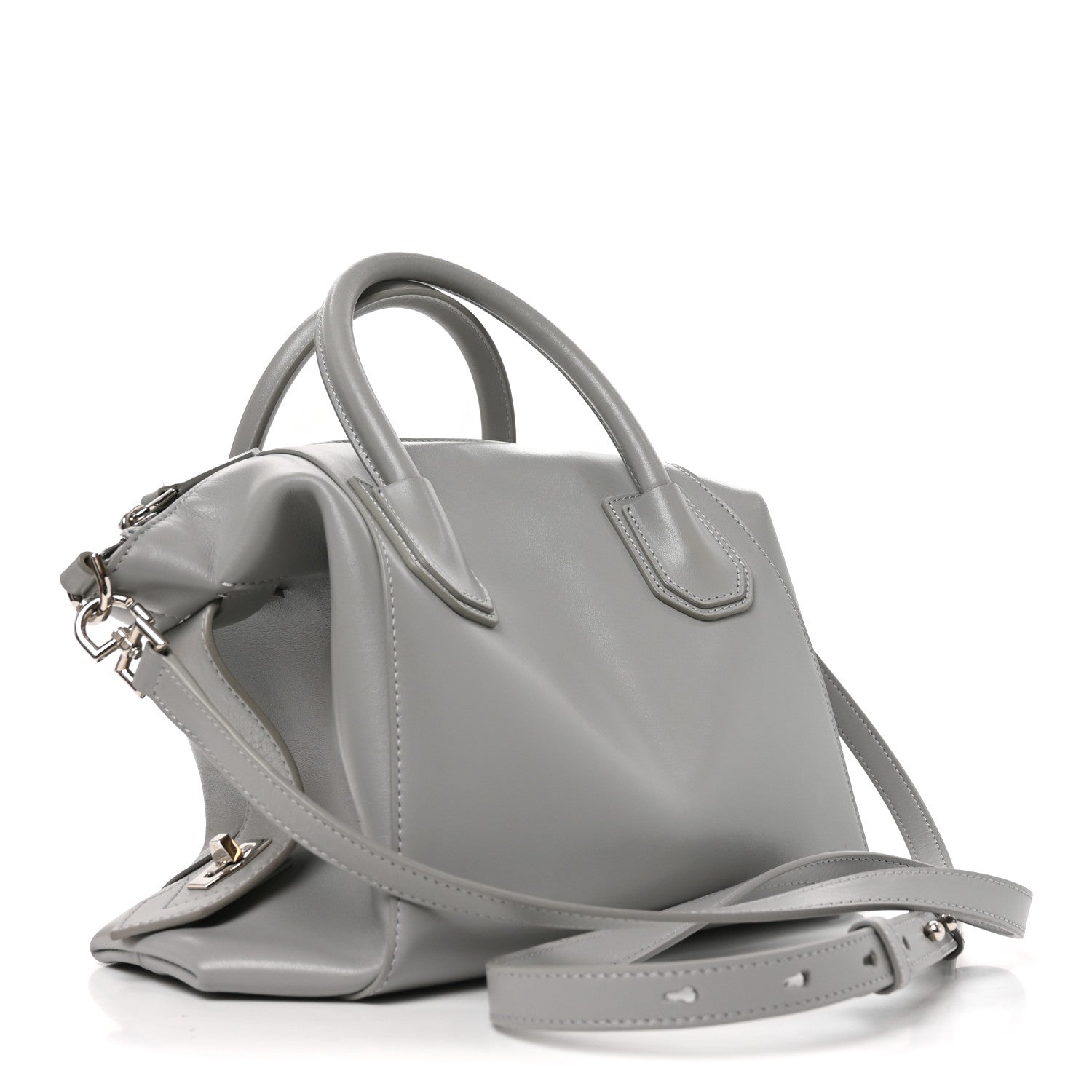 Givenchy Soft Calfskin Small Soft Antigona Pearl Grey 3 of 9