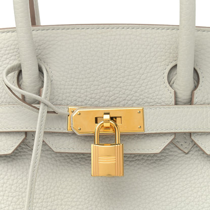 Hermes Togo Birkin 30 Gris Perle 9 of 11