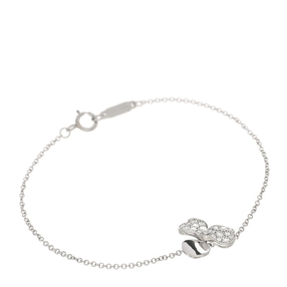 Tiffany Platinum Diamond Paper Flowers Bracelet 1 of 4