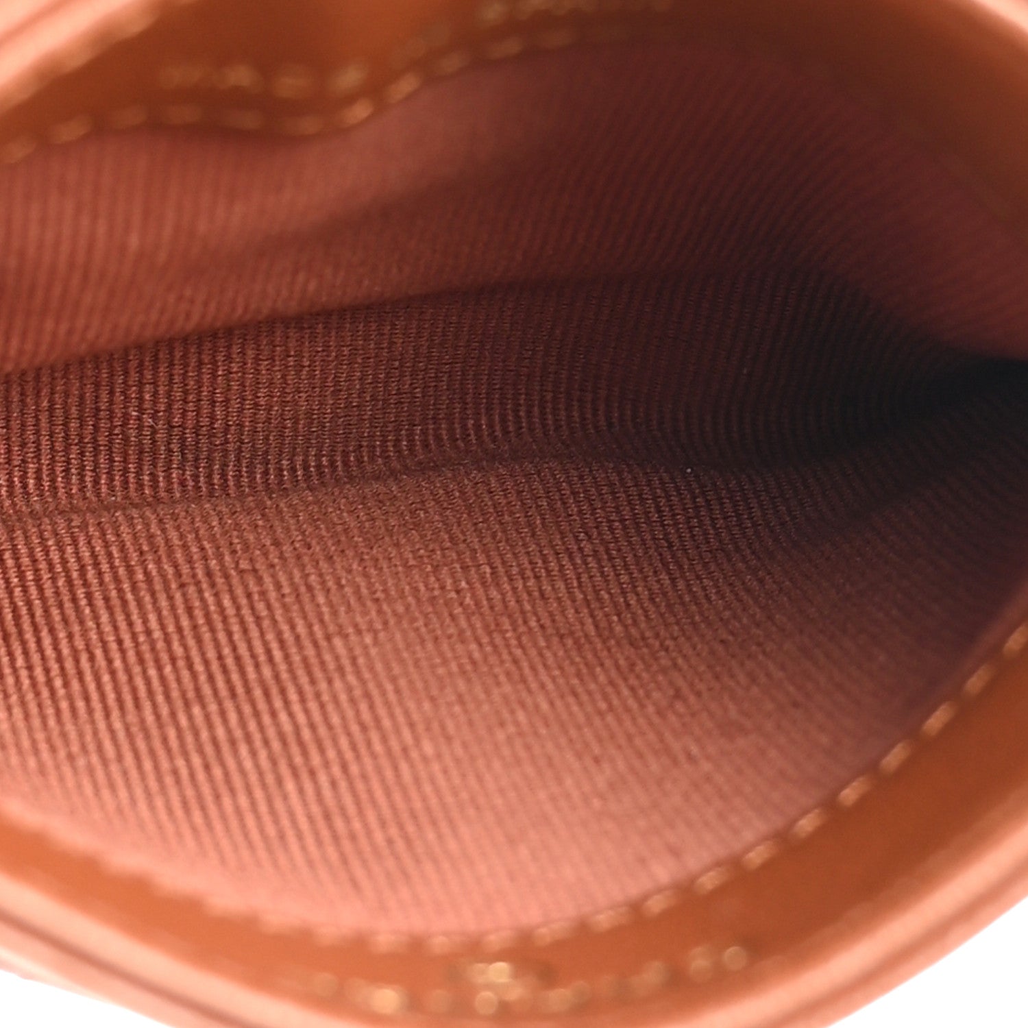 Chanel Lambskin Quilted Studded CC Card Holder Camel 5 of 19