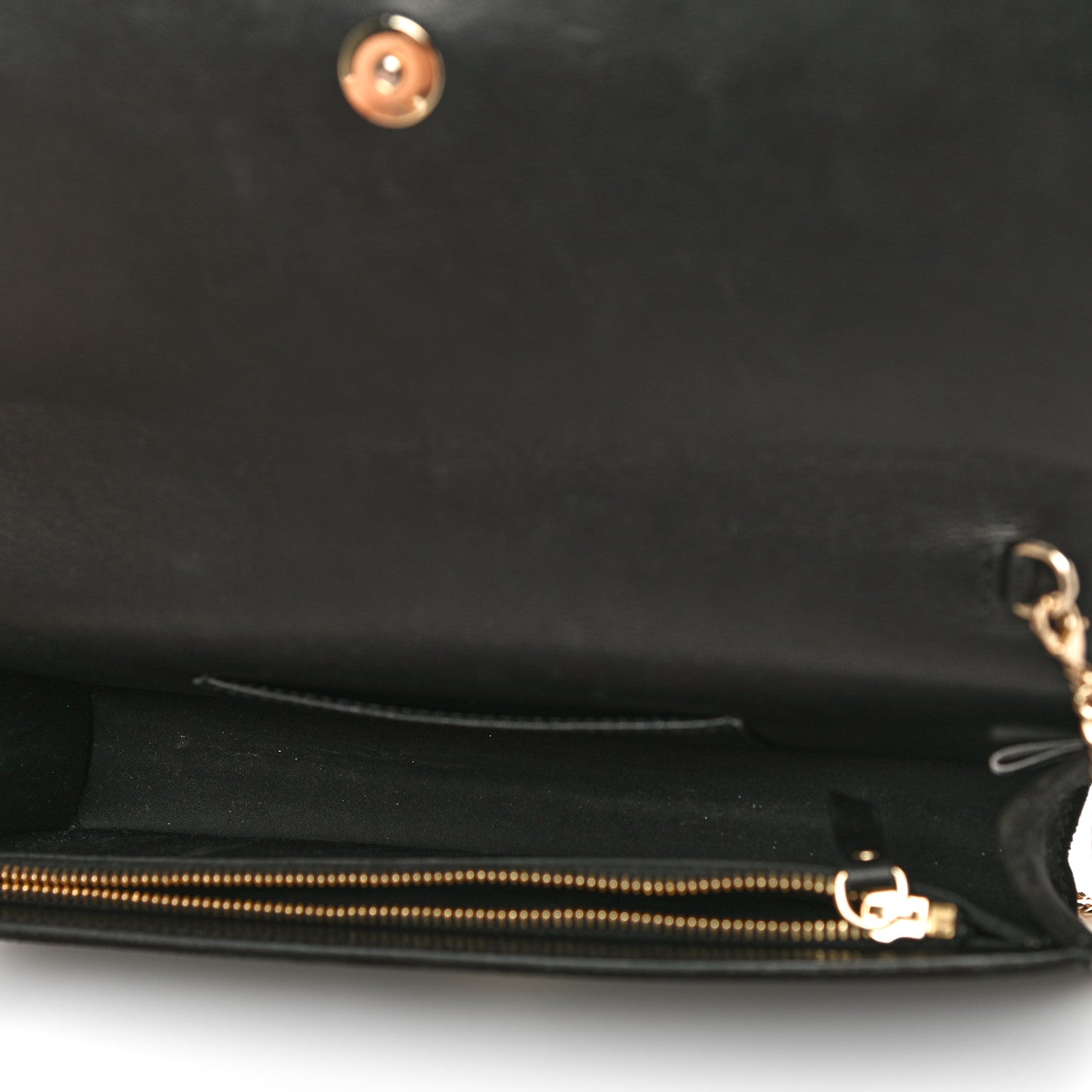 Jimmy Choo Patent Suede Fie Clutch Black 4 of 14