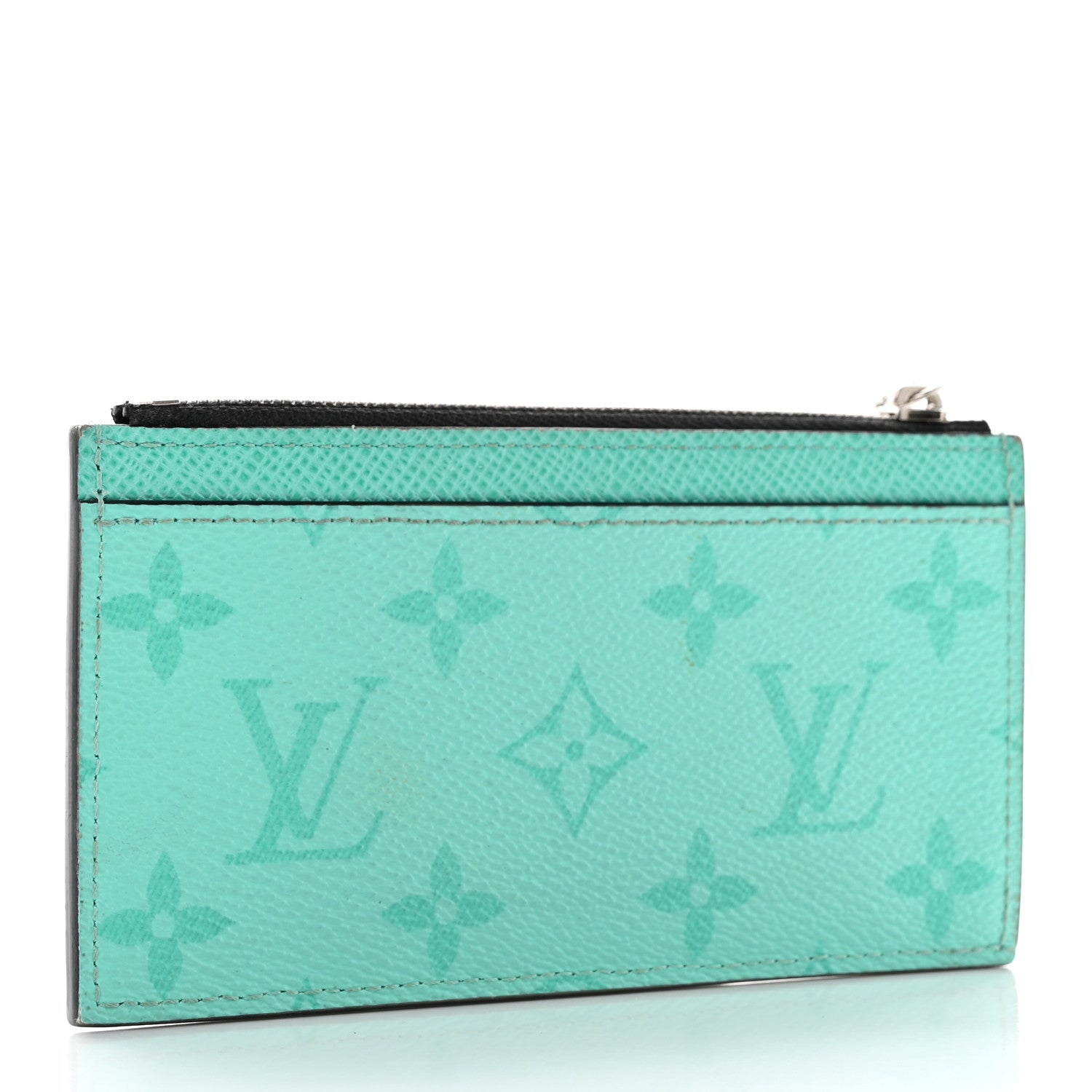 Louis Vuitton Taigarama Coin Card Holder Miami Green 3 of 8