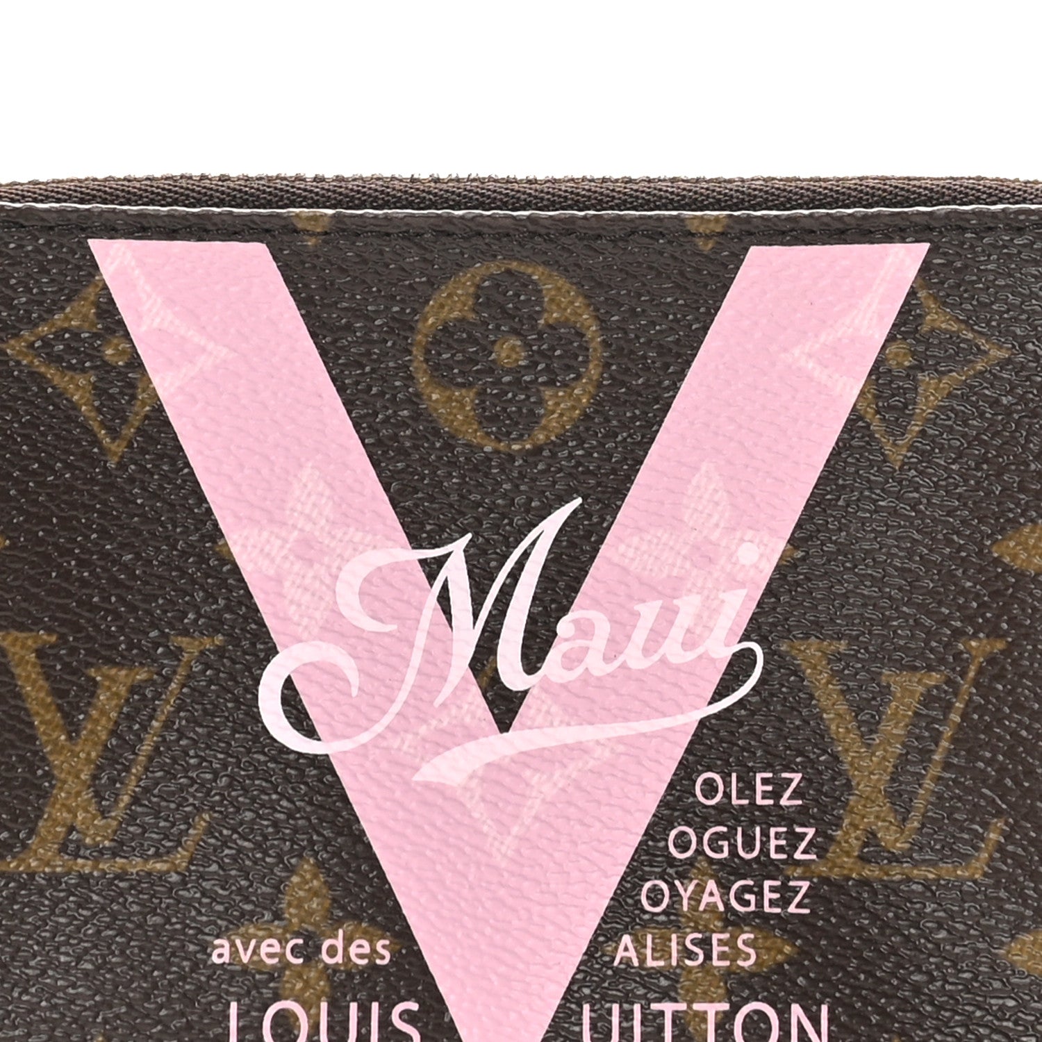 Louis Vuitton Monogram V Maui Mini Pochette Accessories Rose Ballerine 8 of 9