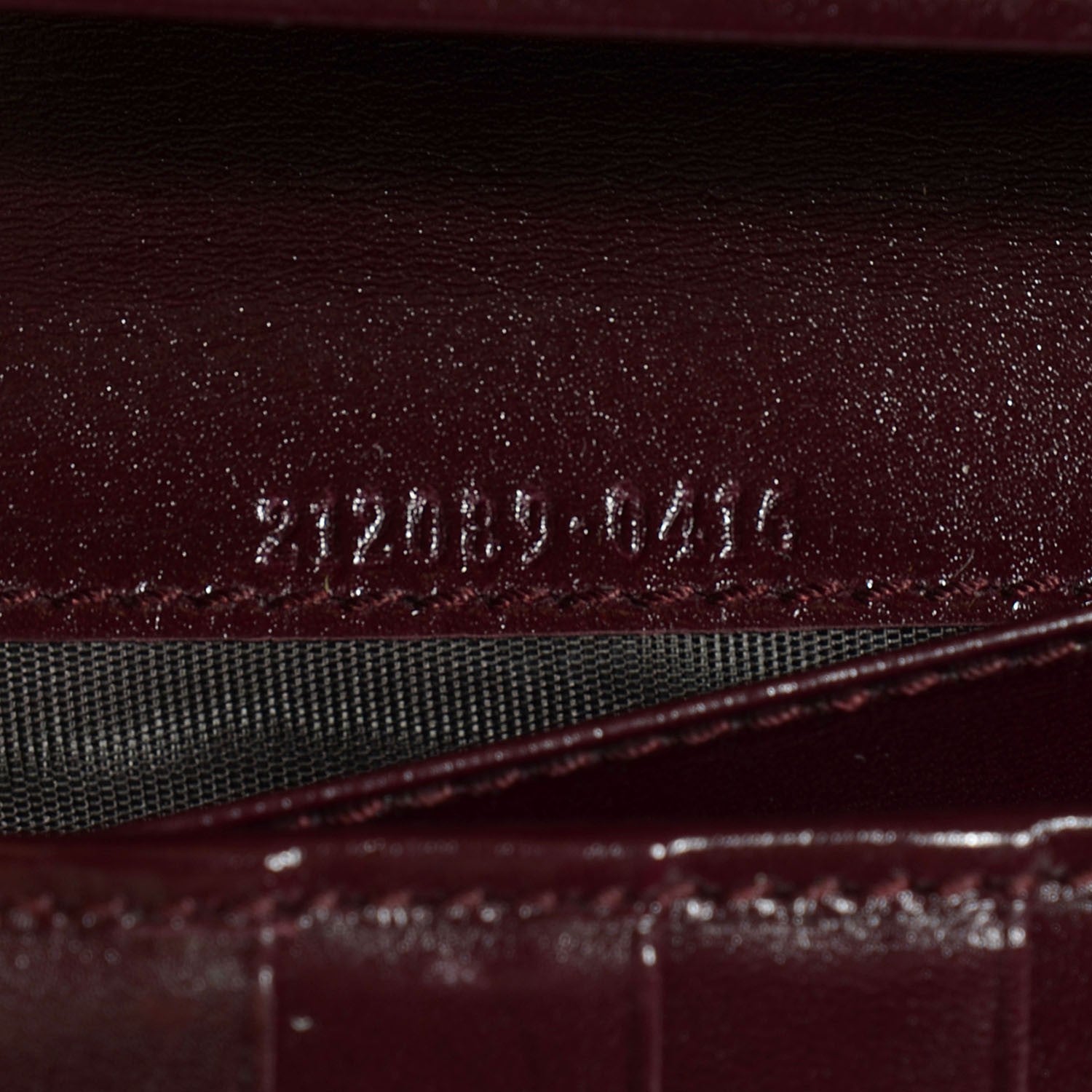 Gucci GG Plus Monogram Icon Bar Continental Wallet Bordeaux 8 of 8