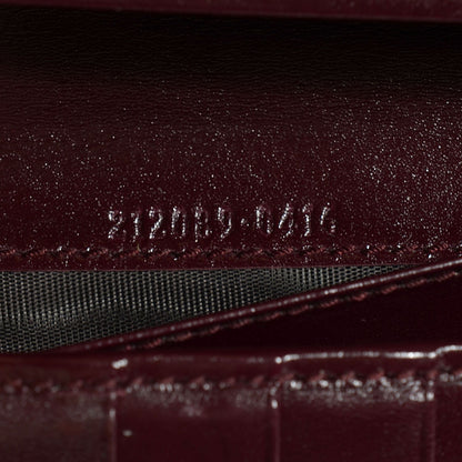 Gucci GG Plus Monogram Icon Bar Continental Wallet Bordeaux 8 of 8