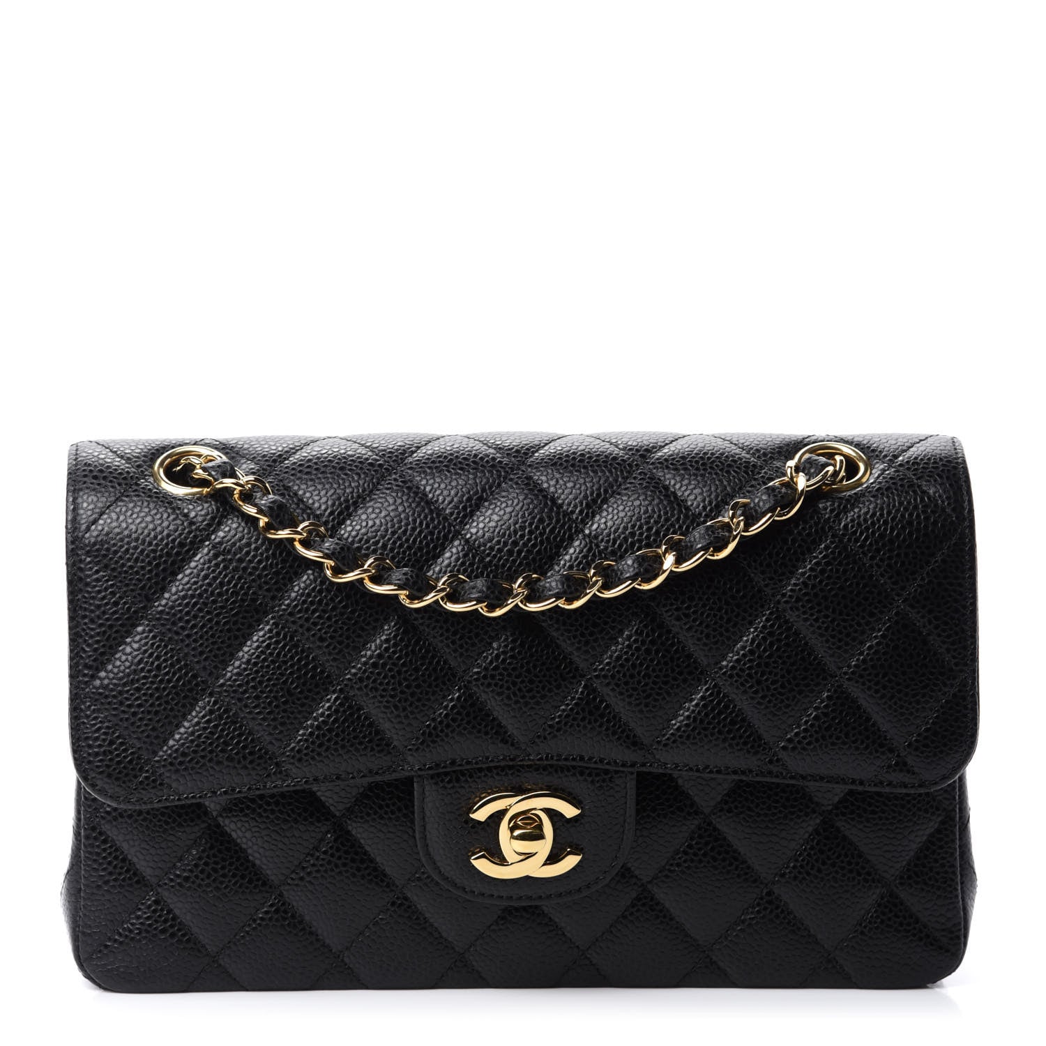Chanel Caviar Quilted Small Double Flap Black 1 of 10