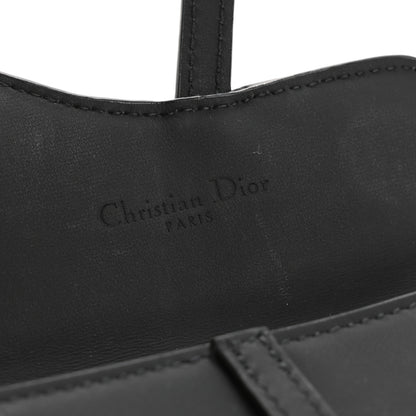 Christian Dior Ultra Matte Calfskin Nano Saddle Chain Pouch Black 11 of 13