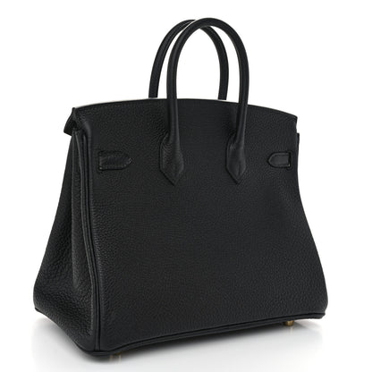 Hermes Togo Birkin 25 Black 3 of 13