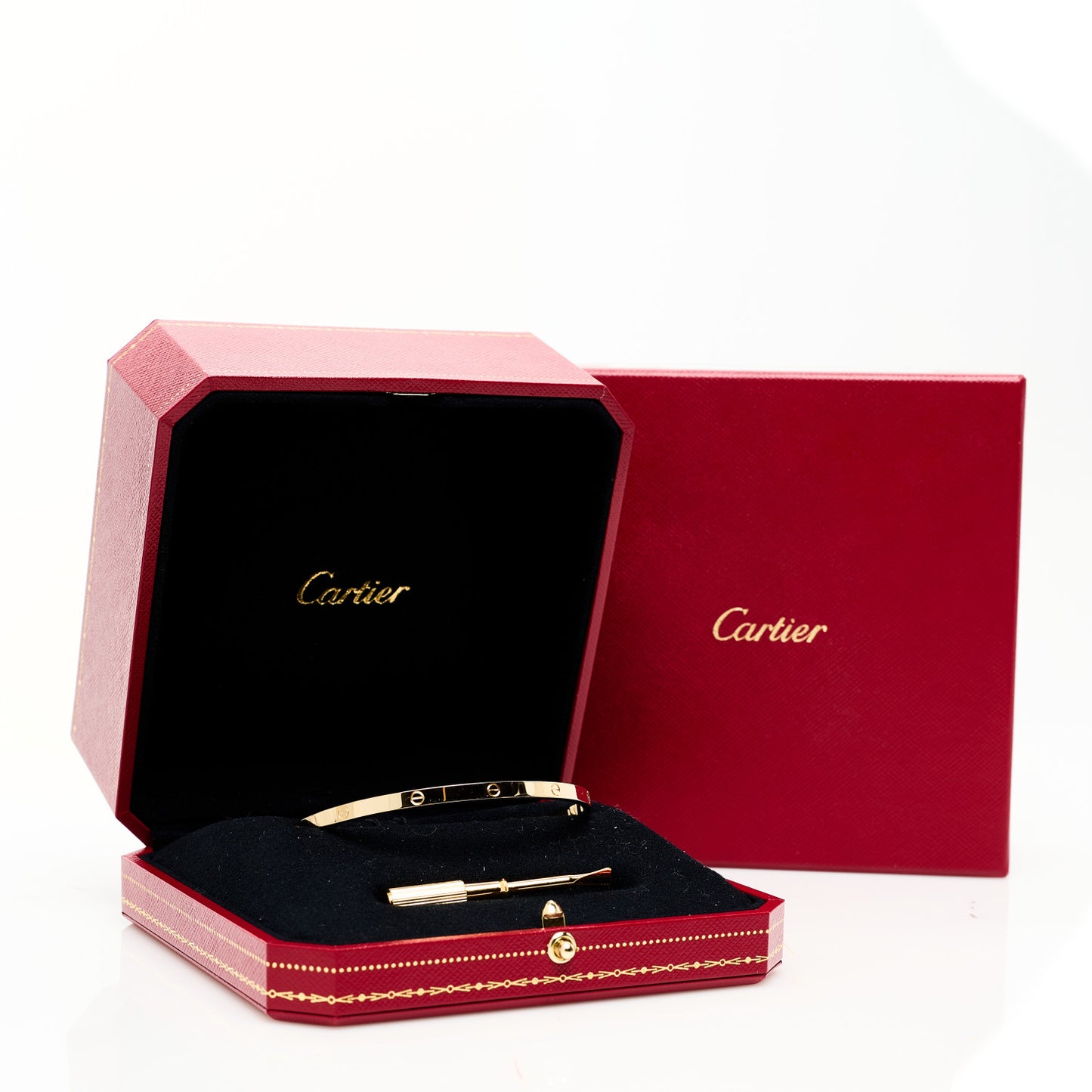 18K Yellow Gold Small LOVE Bracelet 20