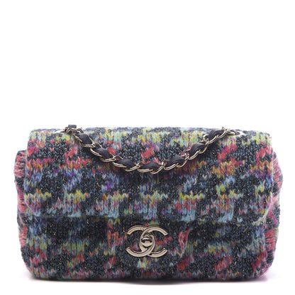 Chanel Knit Mini Rectangular Flap Multicolor 1 of 11