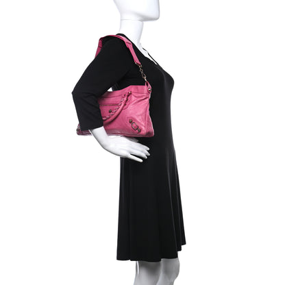 Balenciaga Agneau Giant 12 Rose Gold Hardware First Cyclamen Fucsia 2 of 11