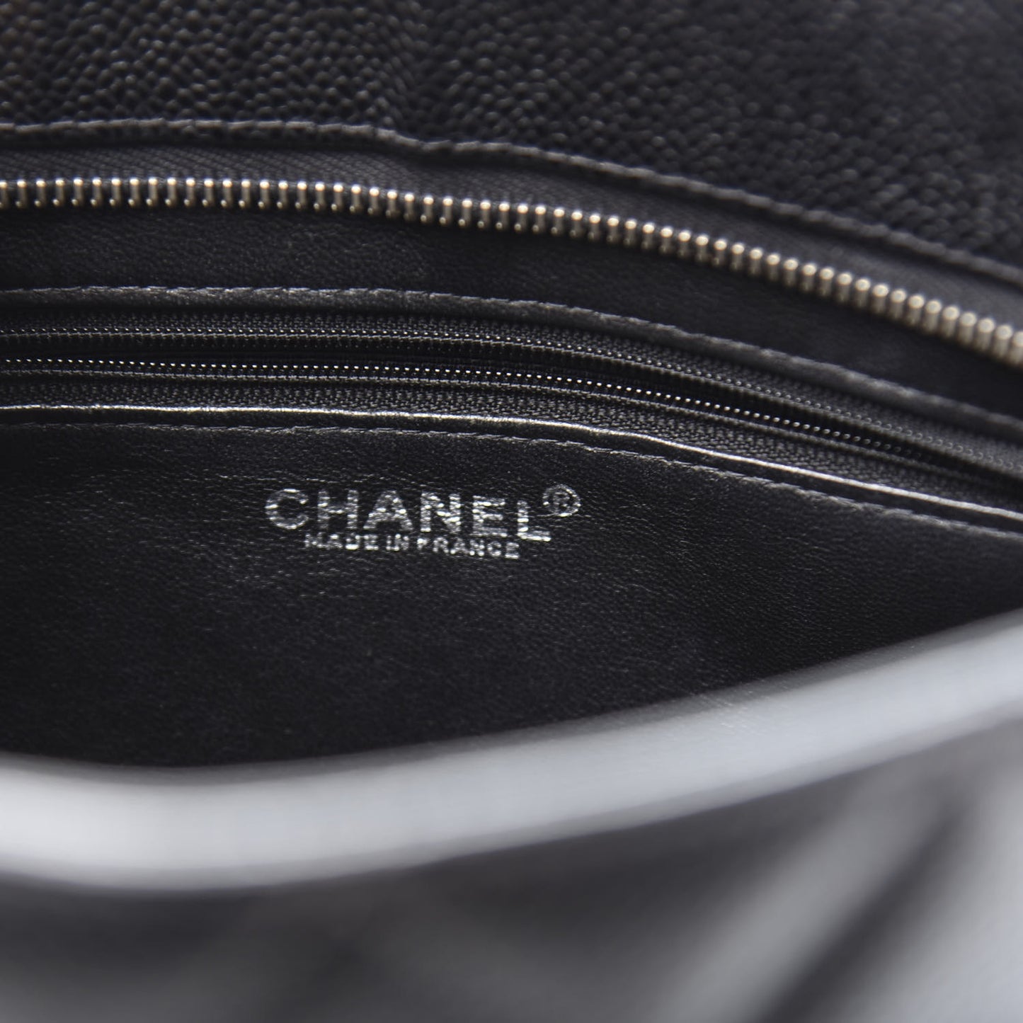 Caviar Quilted Medallion Tote Black