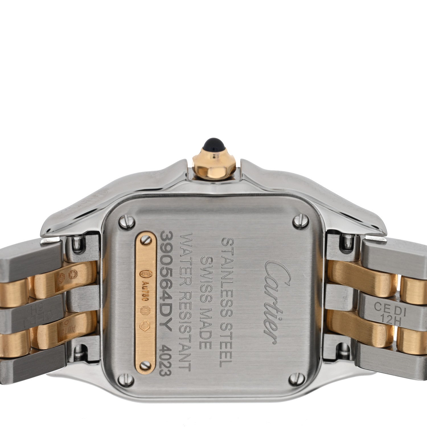 Cartier Stainless Steel 18K Yellow Gold 22mm Panthere Quartz Watch 4 of 5