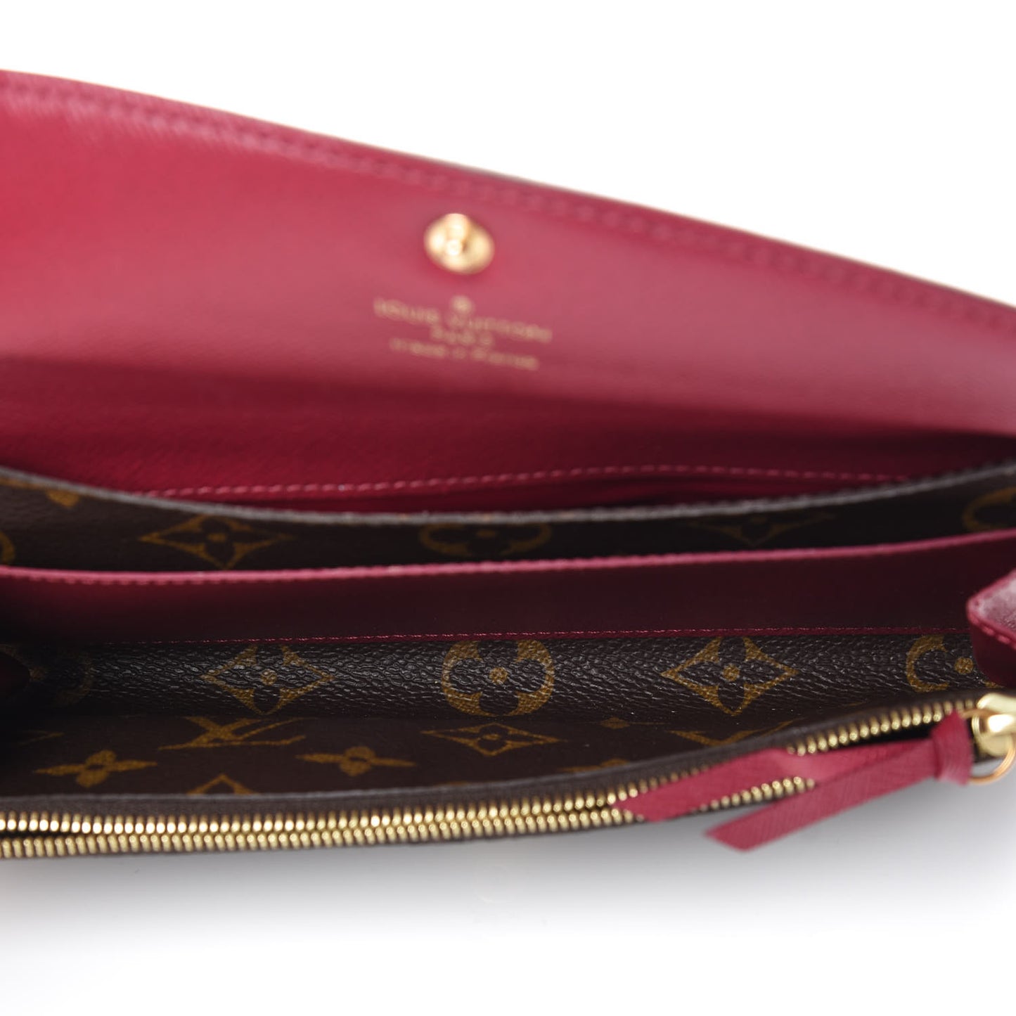Monogram Emilie Wallet Fuchsia