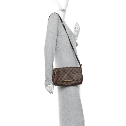 Louis Vuitton Damier Ebene Favorite MM 2 of 10
