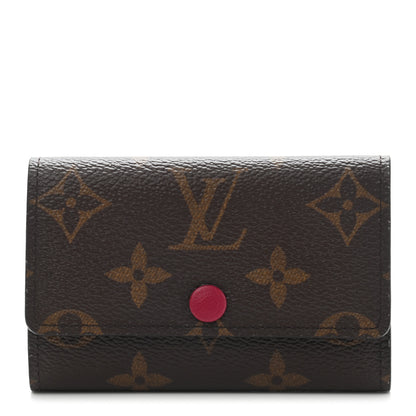 Louis Vuitton Monogram 6 Key Multicles Holder Fuchsia 1 of 8