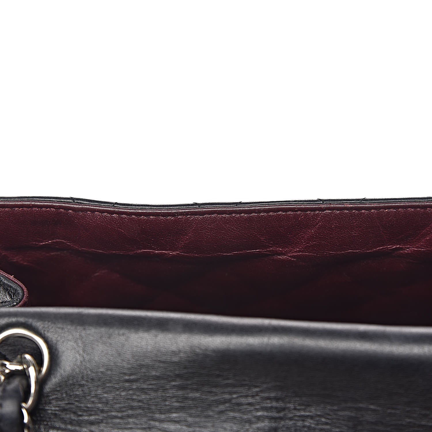 Chanel Lambskin Quilted Maxi Single Flap Black 13 of 28