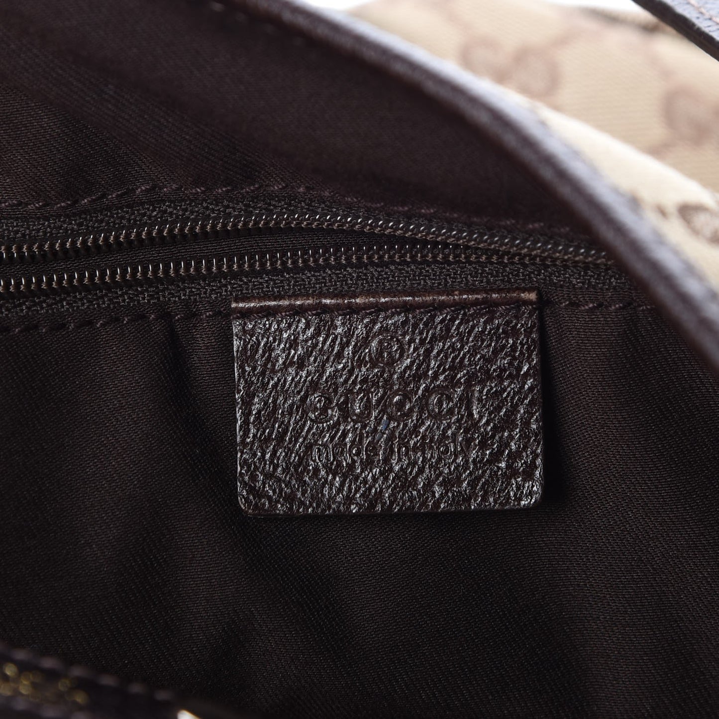 Monogram Medium Abbey Shoulder Bag Dark Brown