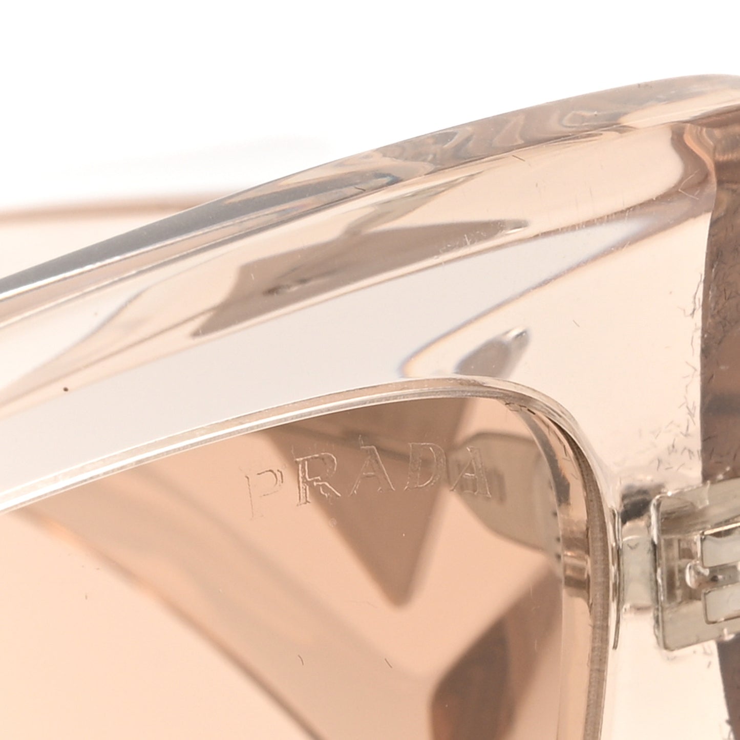Cat Eye Sunglasses SPR 13Z Transparent Beige