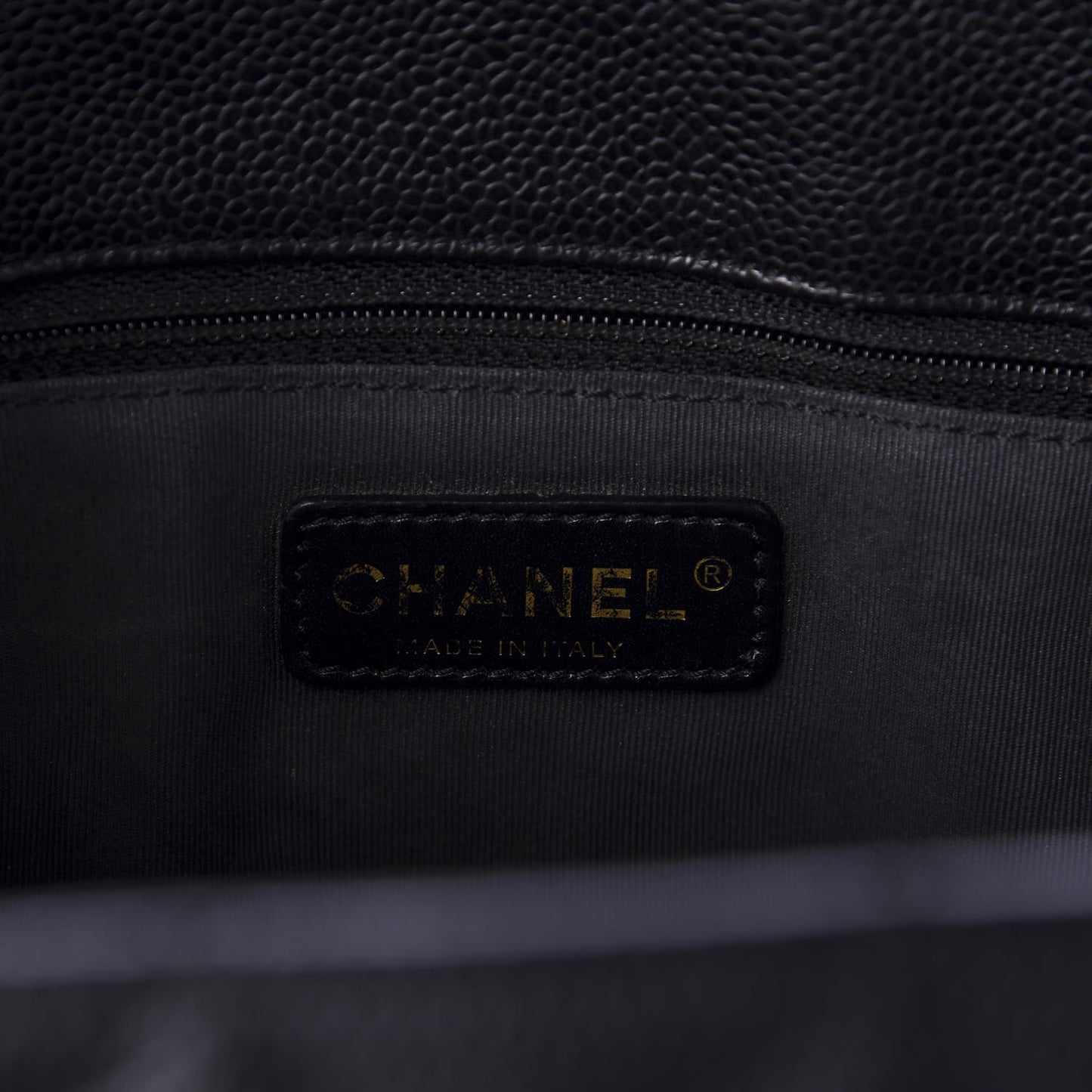 Caviar Quilted Grand Shopping Tote GST Black