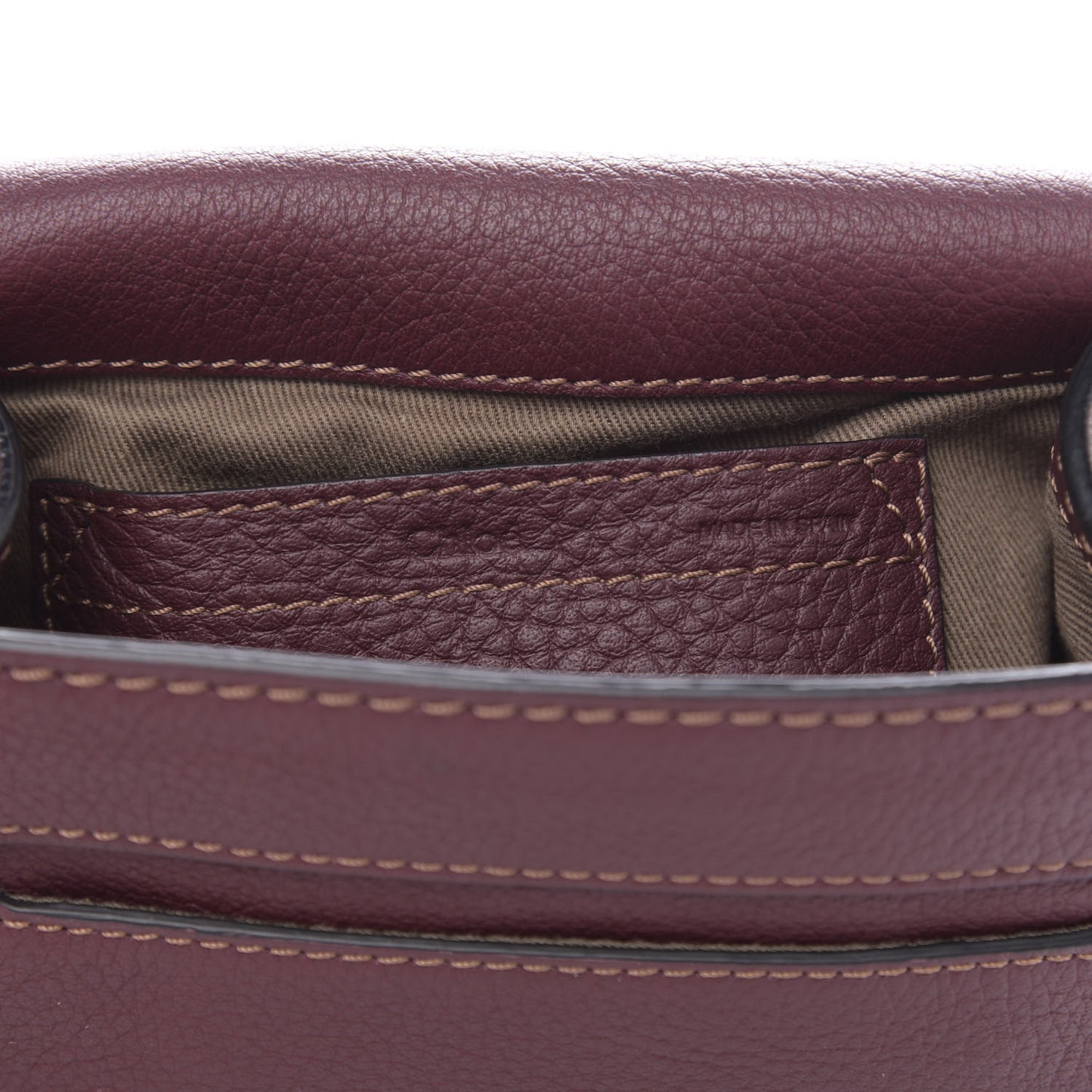 Calfskin Mini Marcie Round Crossbody Bag Dark Velvet
