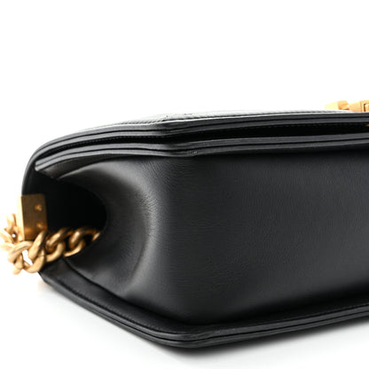 Chanel Calfskin Quilted Medium Boy Flap Black 9 of 10