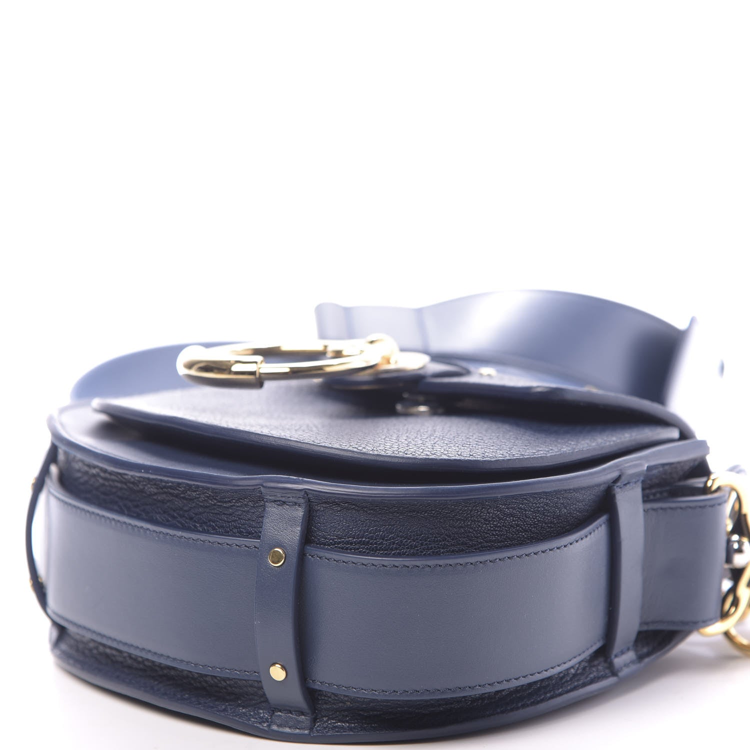 Chloe Calfskin Small Tess Bag Deep Ocean Blue 7 of 11