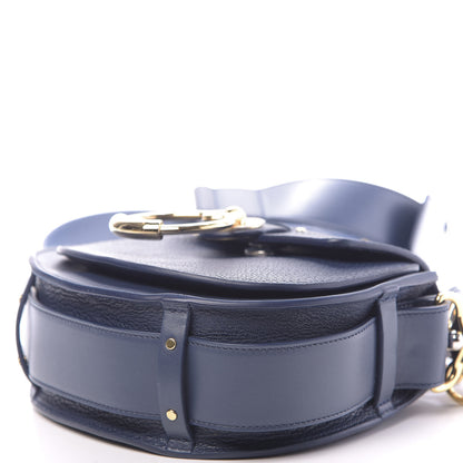Chloe Calfskin Small Tess Bag Deep Ocean Blue 7 of 11