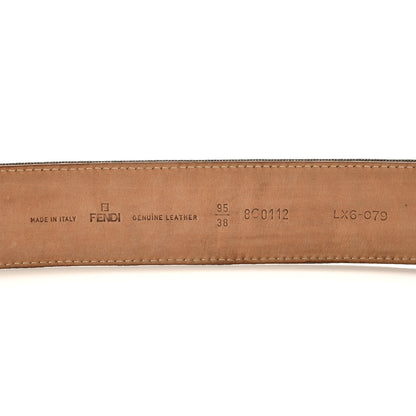 Fendi Zucca Belt 95 38 Tobacco 3 of 5